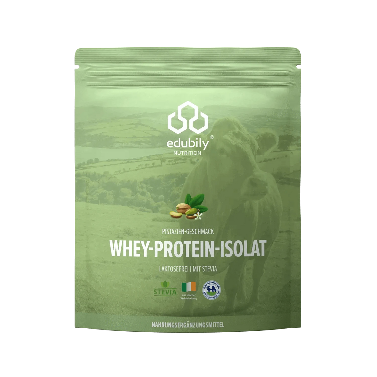 Buy Whey Isolate Powder Made from Grass-Fed Milk (Pistachio Flavor) - edubily Whey Protein Powder - Online Fitness Store