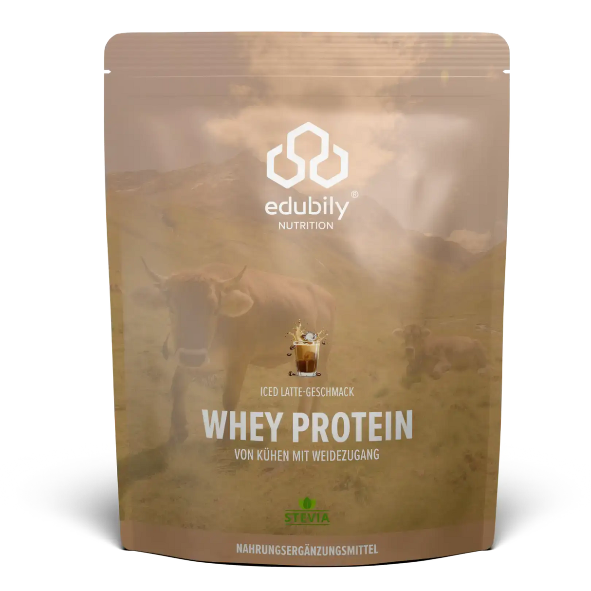 Whey Protein Konzentrat Iced Latte kaufen - edubily Whey Proteinpulver - Fitness Onlineshop