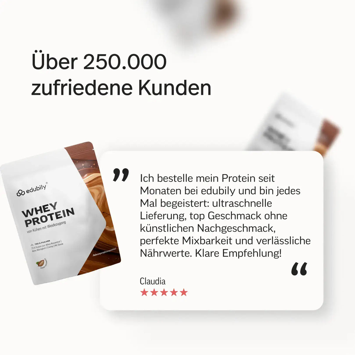 Whey Protein Konzentrat kaufen - edubily Whey Proteinpulver - Fitness Onlineshop