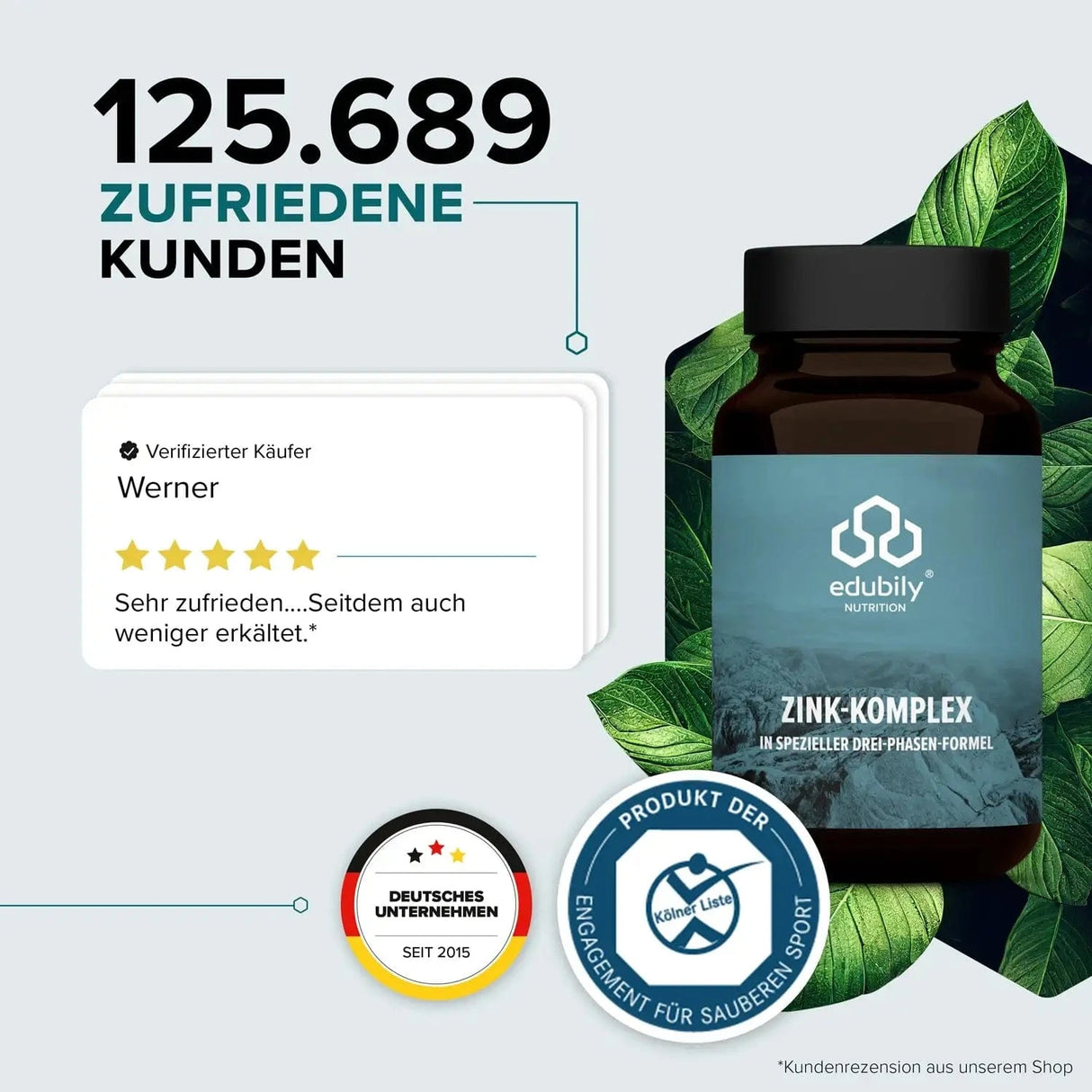 Zink-Komplex Kapseln kaufen - edubily Zink - Fitness Onlineshop