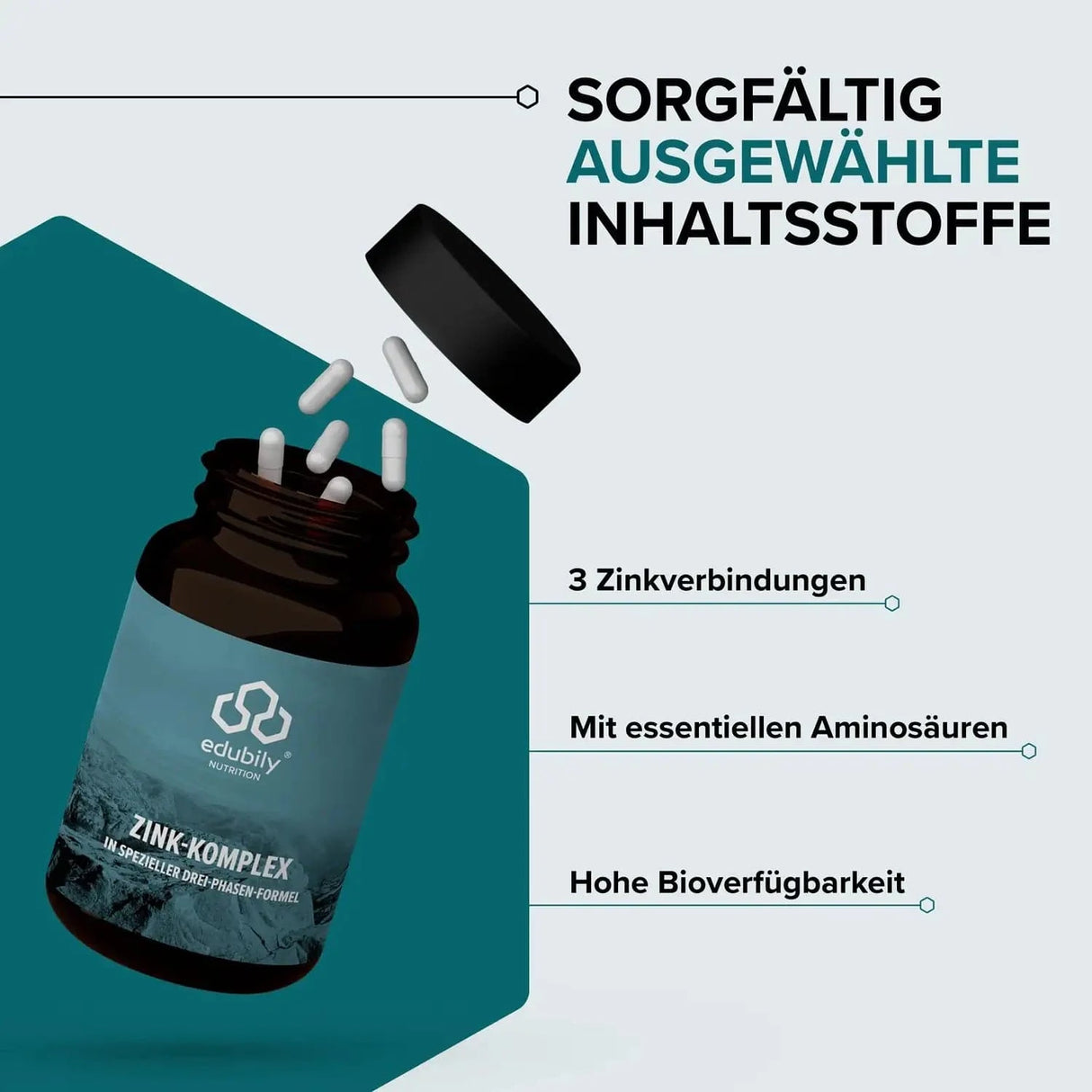 Zink-Komplex Kapseln kaufen - edubily Zink - Fitness Onlineshop
