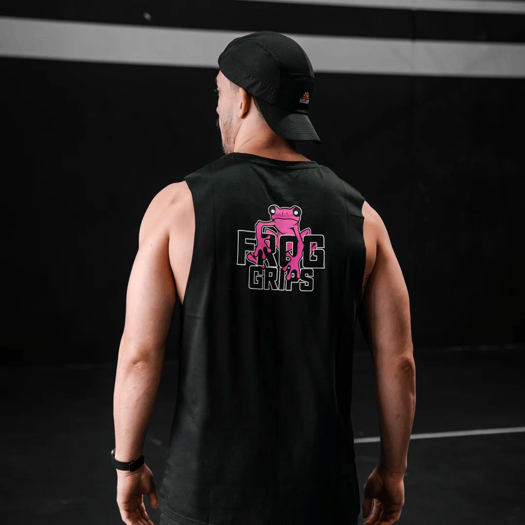 Frog Unisex Muscle T-Shirt kaufen - Frog Grips Oberteile Herren - Fitness Onlineshop