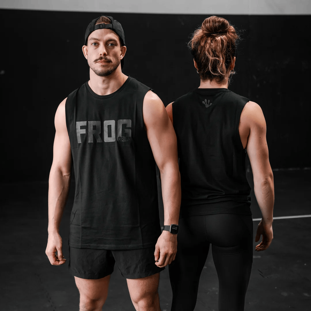 Frog Unisex Muscle T-Shirt kaufen - Frog Grips Oberteile Herren - Fitness Onlineshop