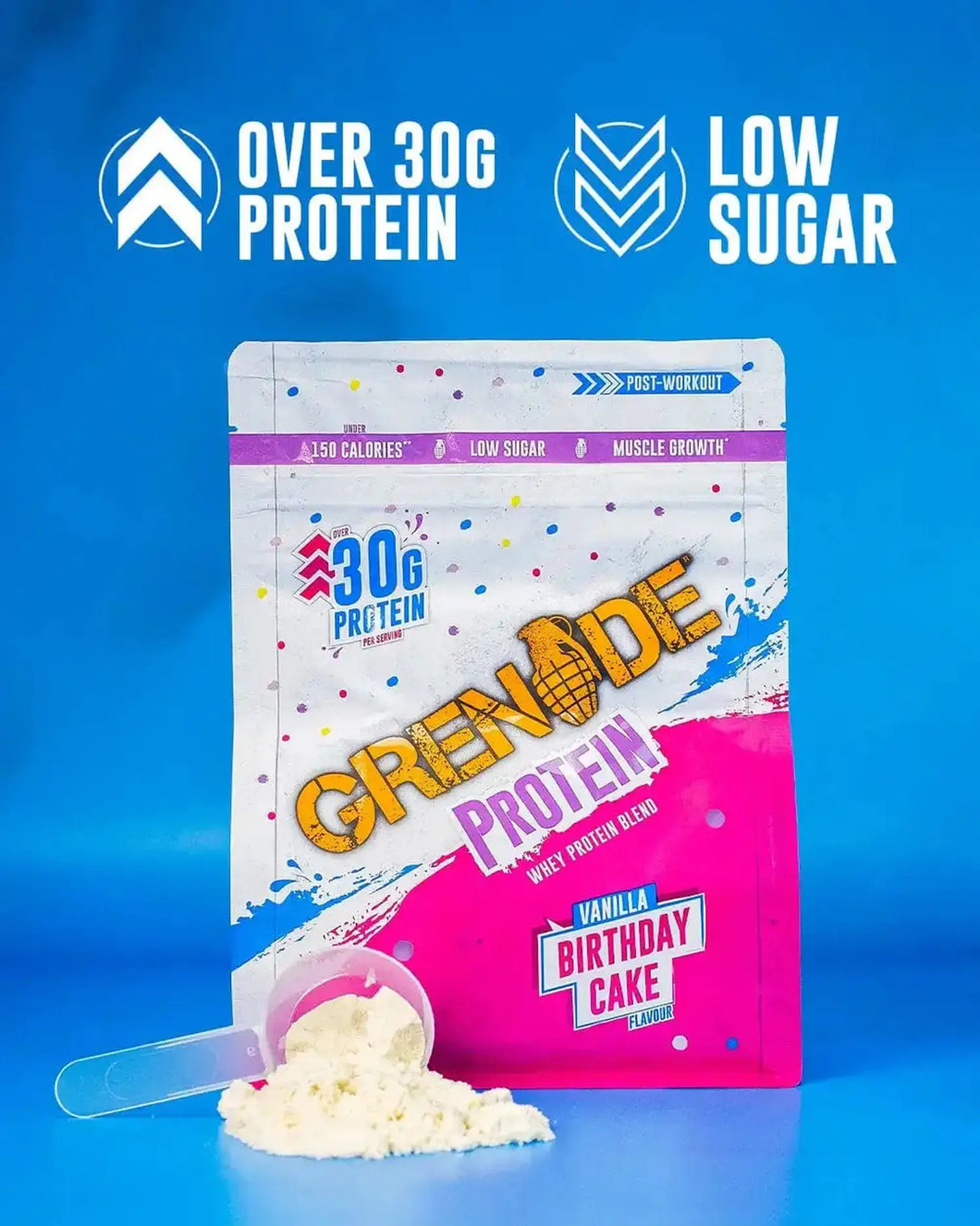 Acquista Grenade Grenade Protein Blend (siero di latte) Birthday Cake 480 g su HighPowered.ch
