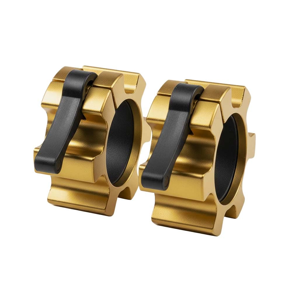 Acheter des colliers en aluminium jaunes (colliers de haltères 50 mm) - Colliers de haltères HighPowered - Boutique en ligne de fitness