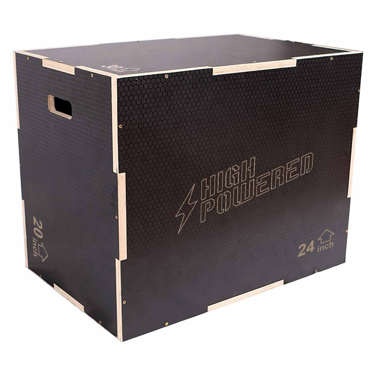 Anti-Slip Plyobox Holz (3-in-1 Jump Box) kaufen - HighPowered Plyoboxen - Fitness Onlineshop