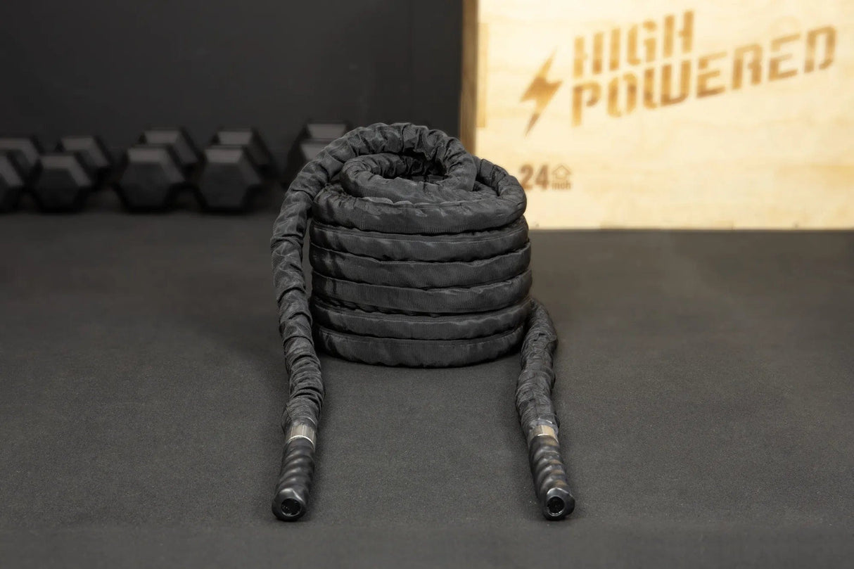 Battle Rope (15m x 3.8cm) inkl. Wandhalterung kaufen - HighPowered Battle Ropes - Fitness Onlineshop