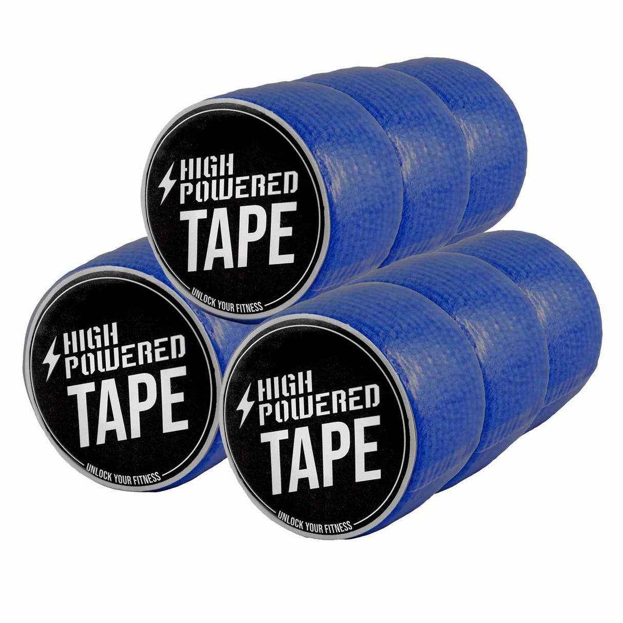 Acquista HighPowered Tape (fascia adesiva ad alta tenuta per sollevamento pesi) 9 rotoli blu su HighPowered.ch