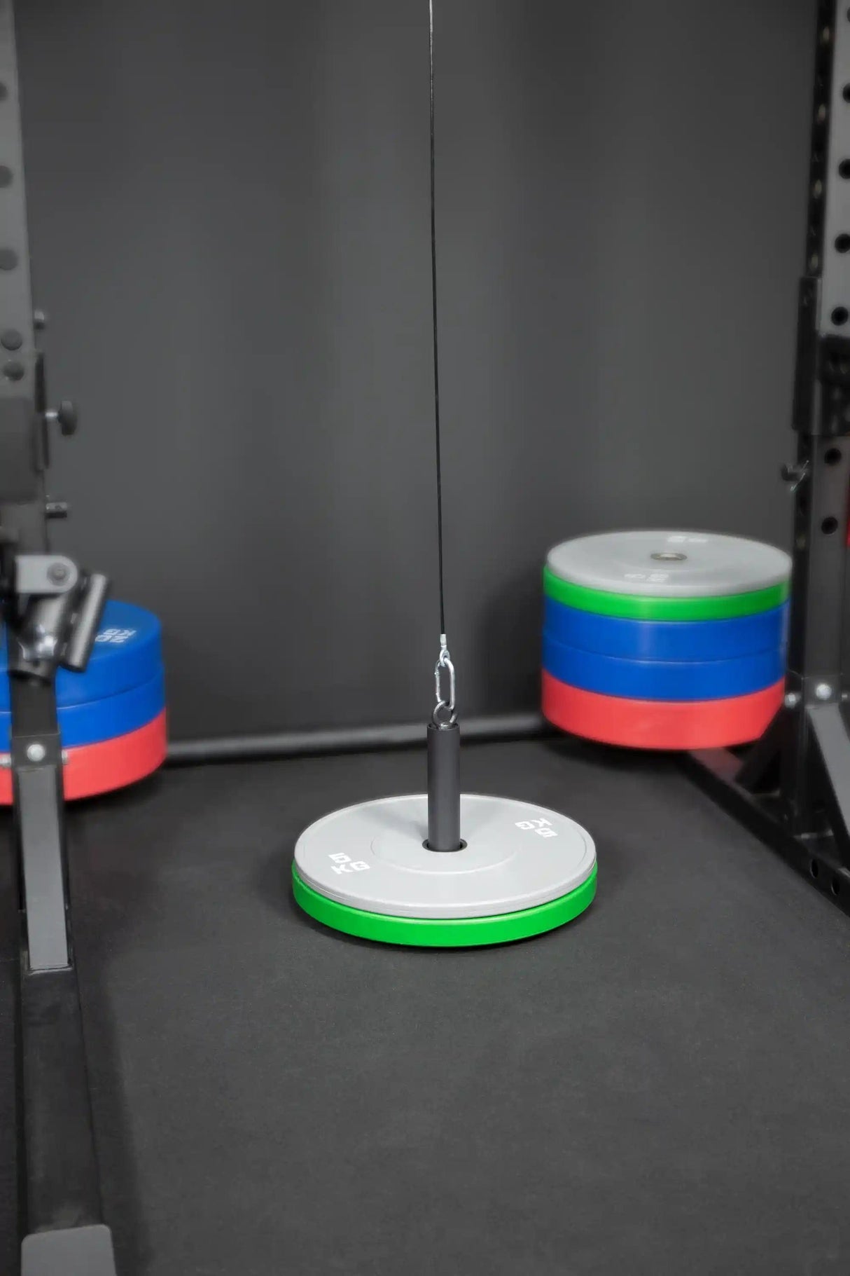 Kabelzugstation für Zuhause (Cable Pulley mit Scheibenhalter und Griffen) kaufen - HighPowered Kabelzuggeräte - Fitness Onlineshop