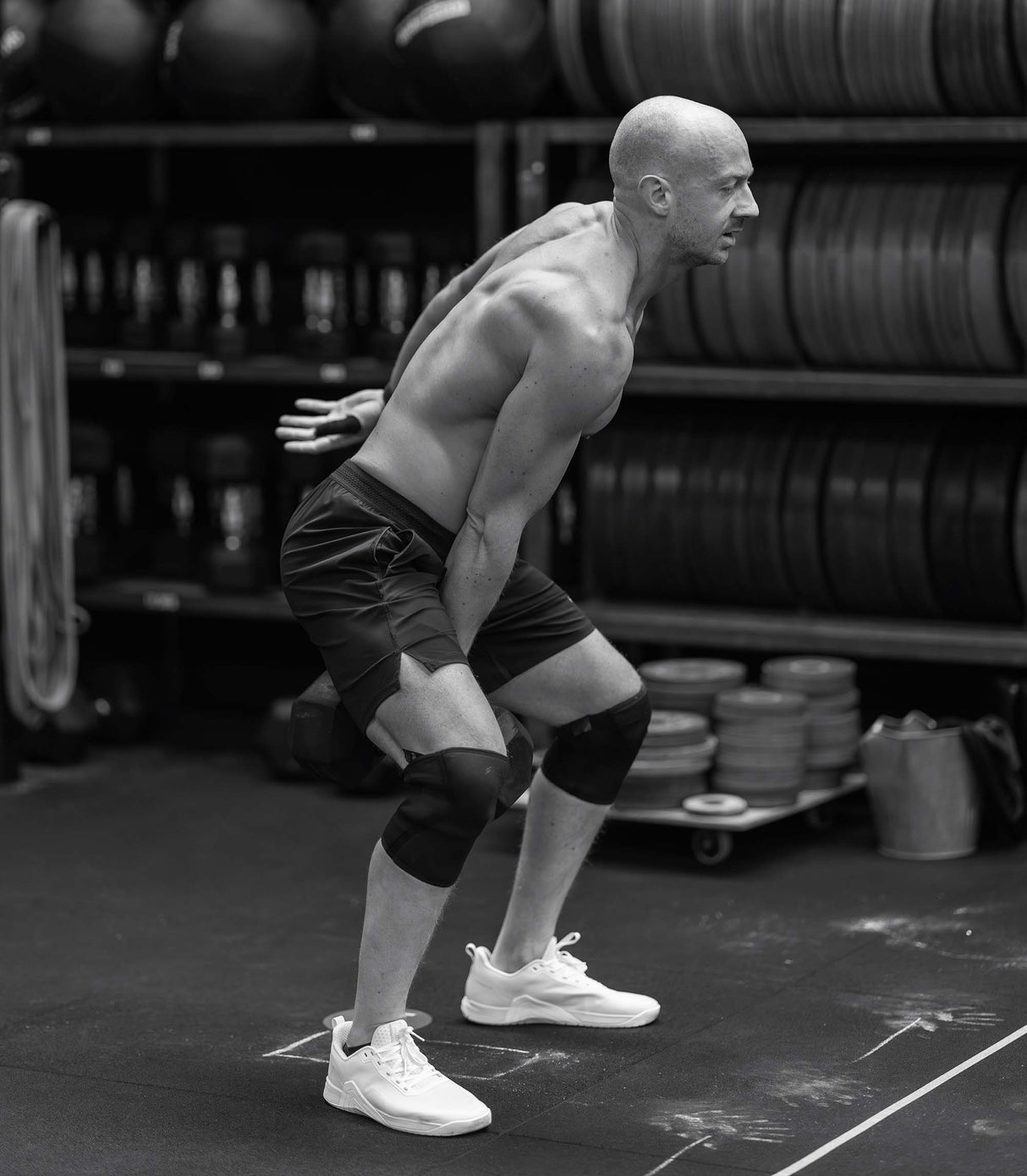 Buy 5mm Knee Sleeves (Pair) - Carbon Black - HighPowered Knee Sleeves - Fitness Online Store