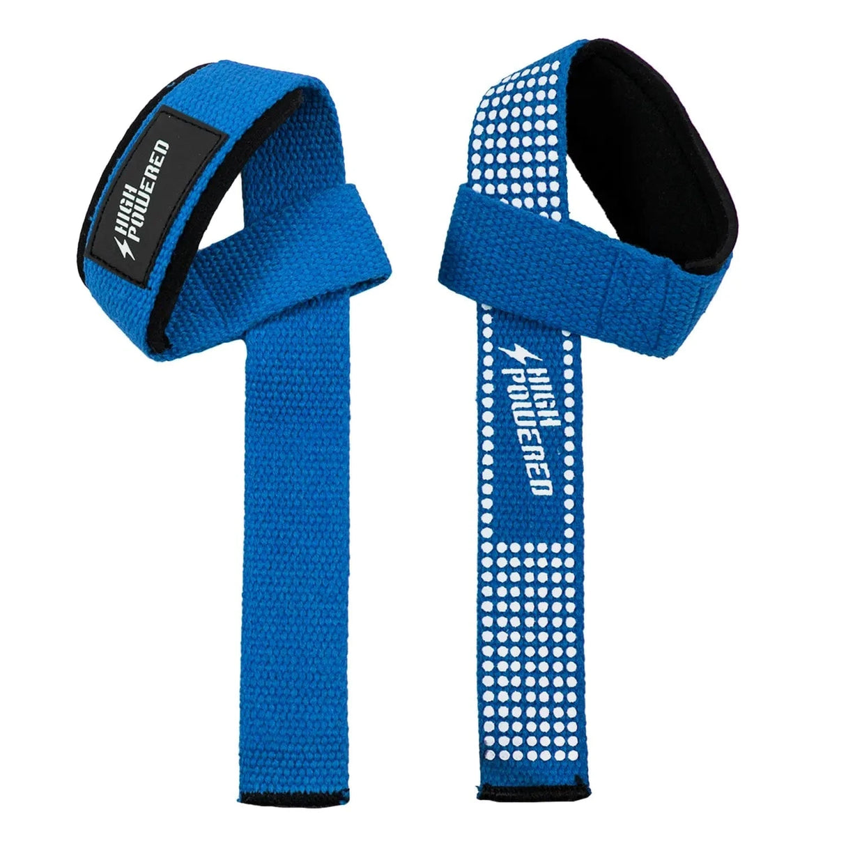 Acquista cinghie di sollevamento (accessori per trazioni in palestra) blu - Accessori per trazioni HighPowered - Negozio online di articoli per il fitness
