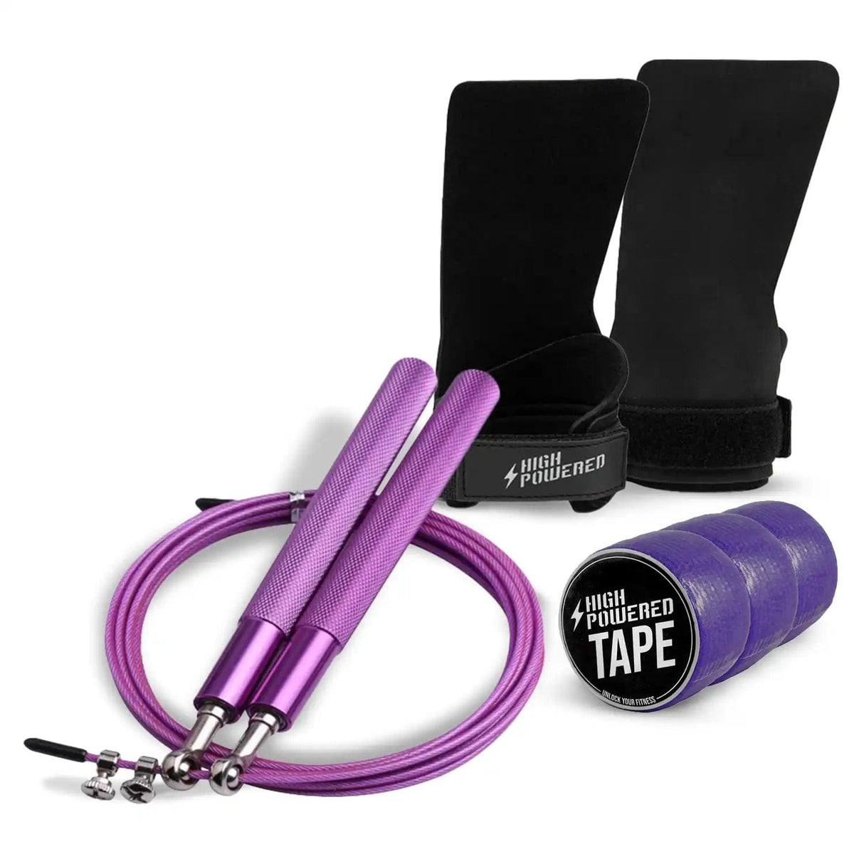 Acheter le pack de fitness pour débutants HighPowered violet sur HighPowered.ch