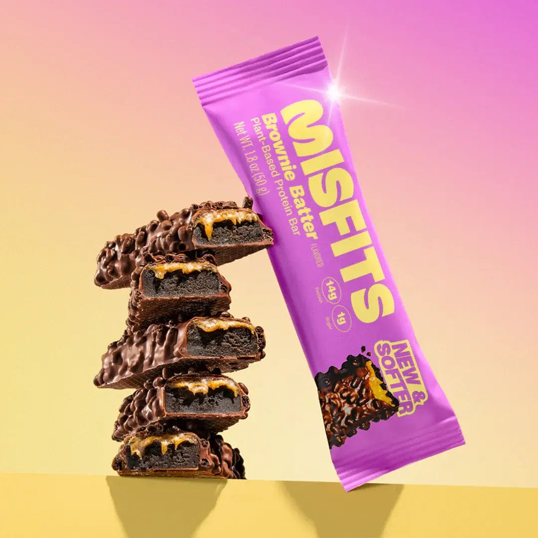 Buy Misfits Misfits Vegan Protein Bar 15 x 50 g Brownie Batter at HighPowered.ch