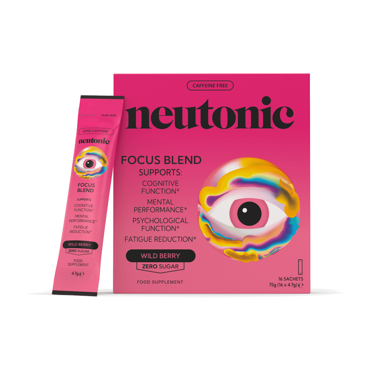 Neutonic Focus Blend (16 Sachets) Wild Berry kaufen - Neutonic Nootropika - Fitness Onlineshop