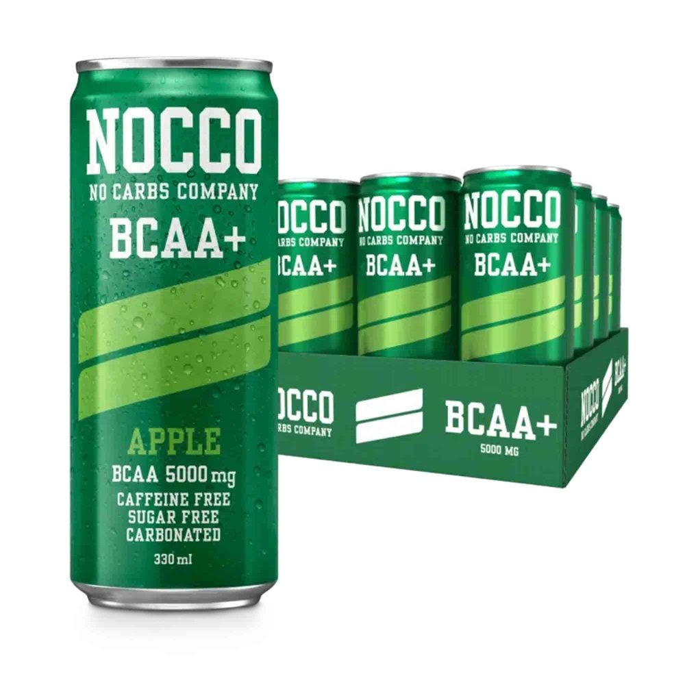 Buy NOCCO NOCCO BCAA+ Drink (caffeine-free) 12 x 330 ml Apple at HighPowered.ch