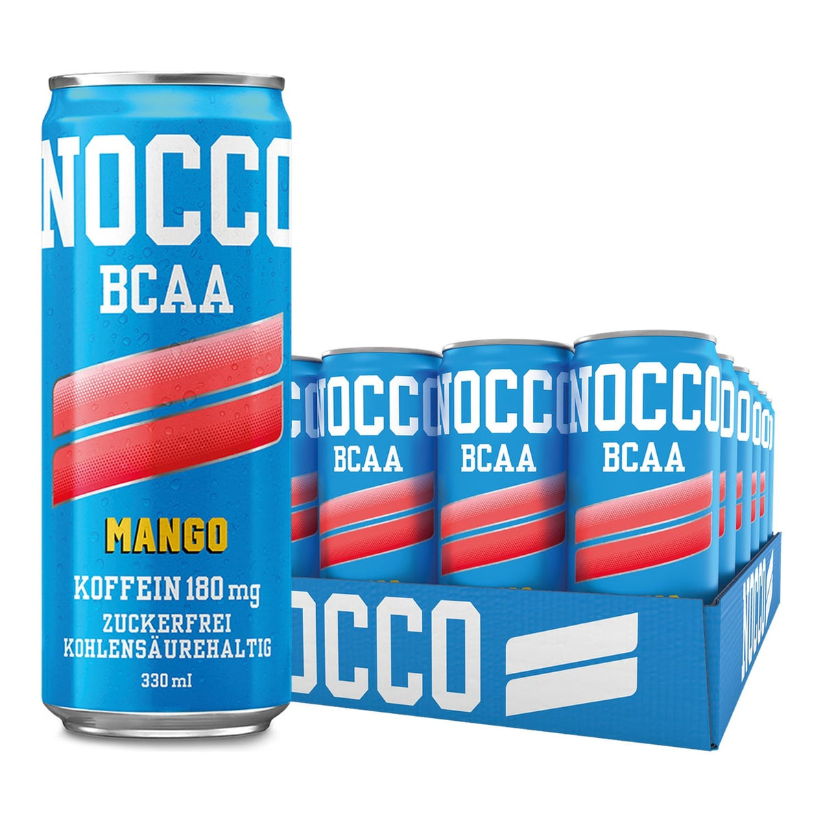 NOCCO Energiedrink BCAA Mango / 24 x 330 ml kaufen - NOCCO Energiedrinks - Fitness Onlineshop
