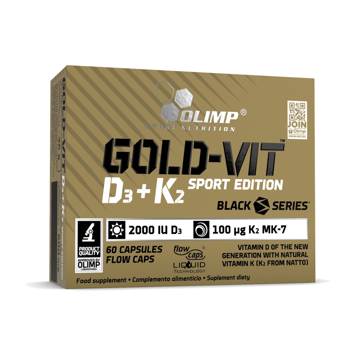 Olimp Sport Nutrition Gold Vit D3+K2 (60 Kapseln) kaufen - Olimp Sport Nutrition Vitamine - Fitness Onlineshop
