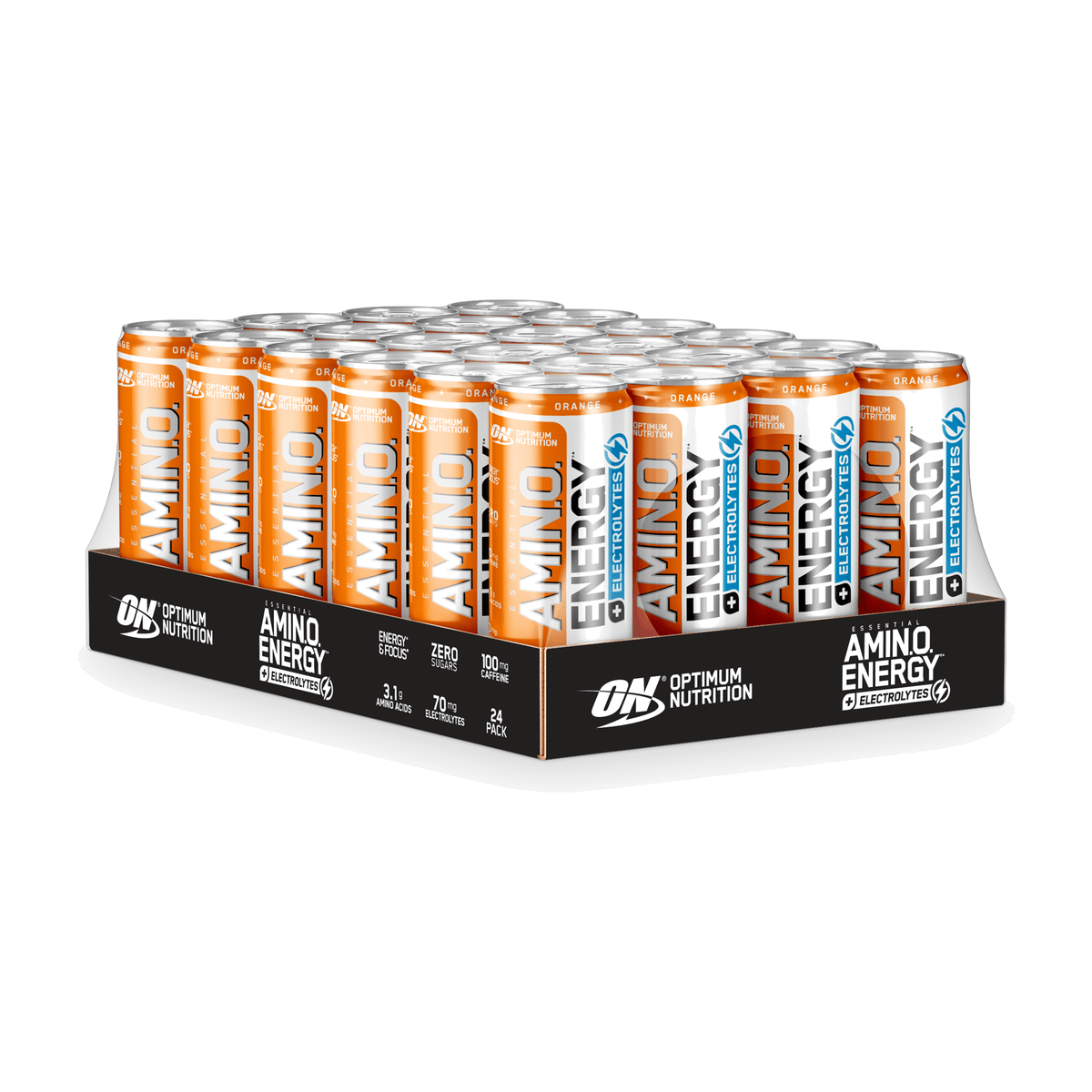 Optimum Nutrition Amino Energy + Electrolyte RTD 24 x 250 ml / Orange kaufen - Optimum Nutrition BCAA Fertigdrinks - Fitness Onlineshop