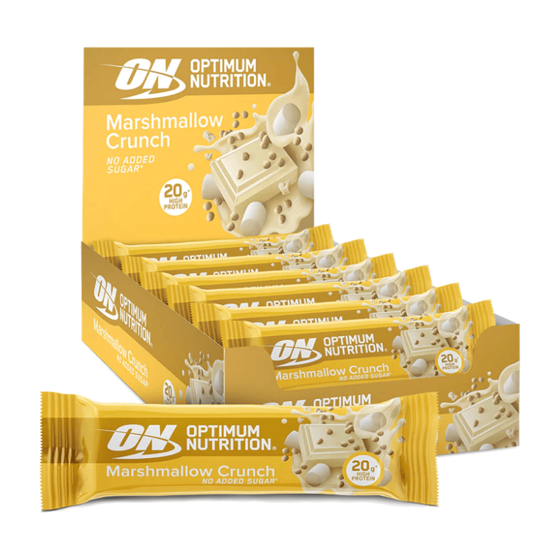 Optimum Nutrition Crunch Bar 10 x 65 g / Marshmallow kaufen - Optimum Nutrition Proteinriegel - Fitness Onlineshop