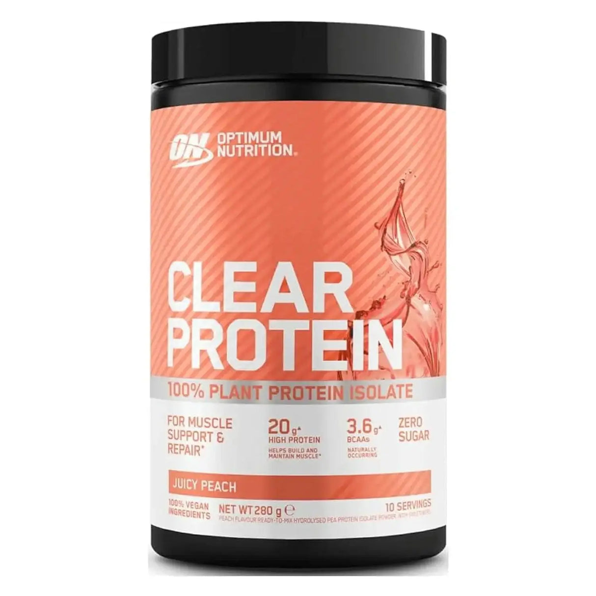 Optimum Nutrition Optimum Nutrition 100% Clear Plant Protein (280 g) Juicy Peach kaufen bei HighPowered.ch