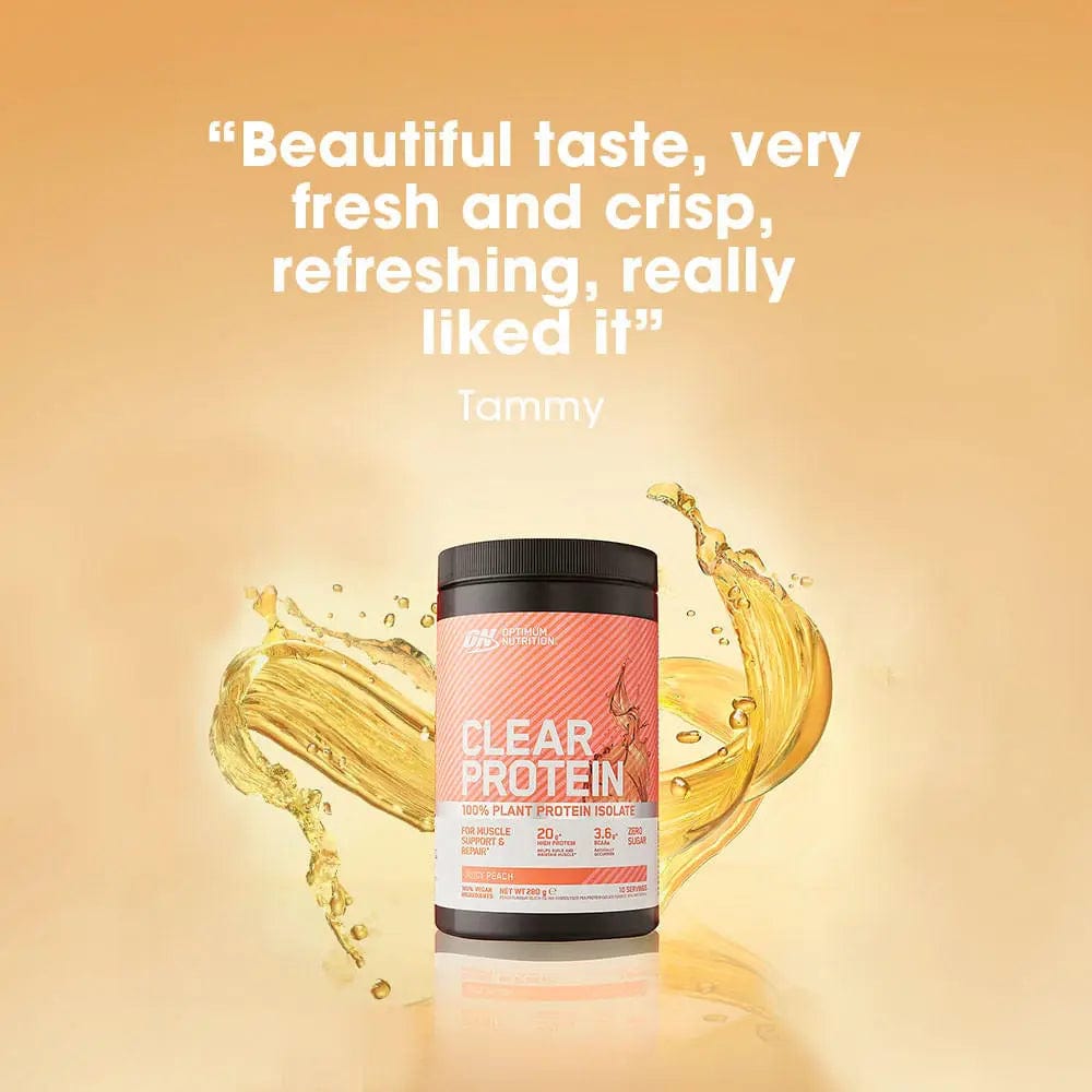 Optimum Nutrition Optimum Nutrition 100% Clear Plant Protein (280 g) Juicy Peach kaufen bei HighPowered.ch