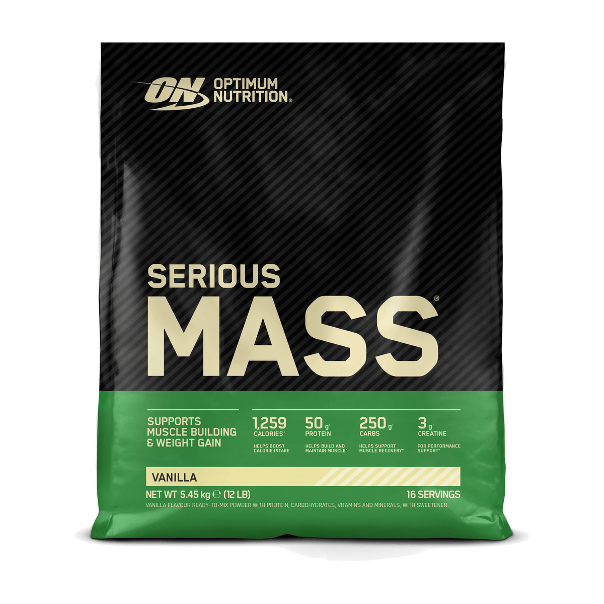 Optimum Nutrition Serious Mass 5.45 kg / Vanilla kaufen - Optimum Nutrition Weightgainer - Fitness Onlineshop