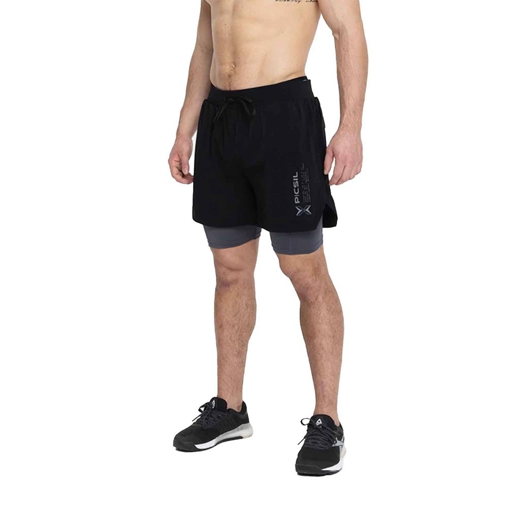 Acheter le short de compression PicSil 2-en-1 pour homme 0.1 (short de compression) sur HighPowered.ch