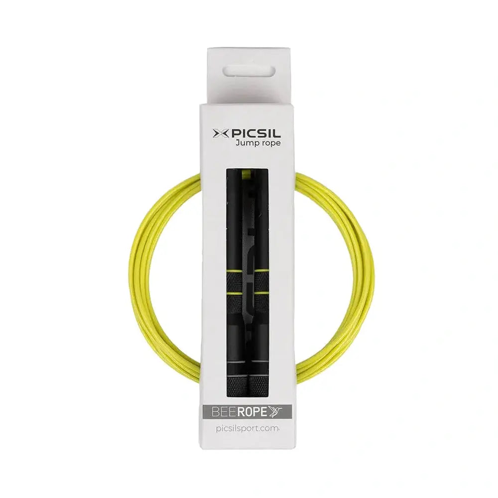 Buy PicSil Bee Rope (training jump rope with manually adjustable cable system) in black at HighPowered.ch