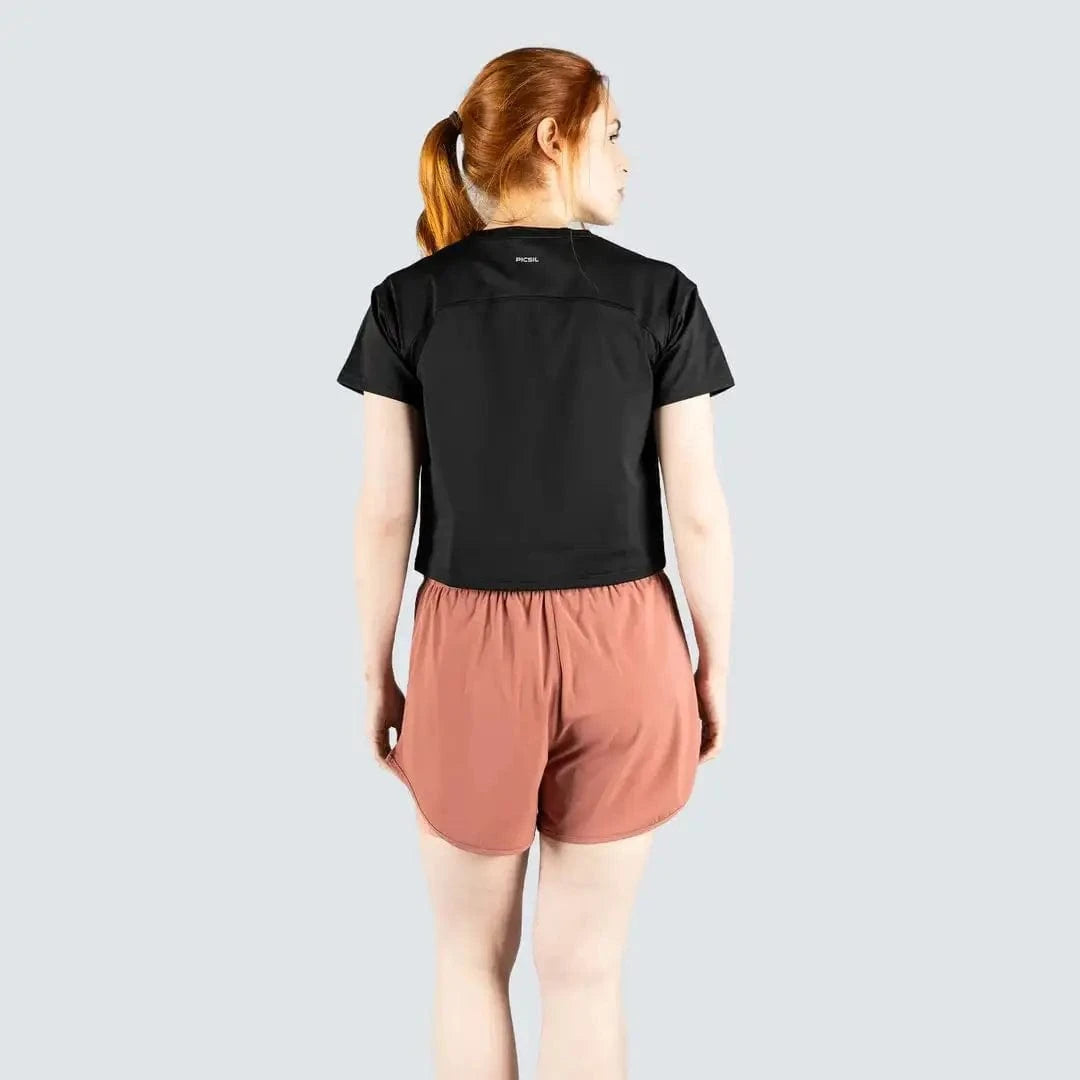 Damen Crop T-Shirt MOVE kaufen - PicSil Oberteile Damen - Fitness Onlineshop