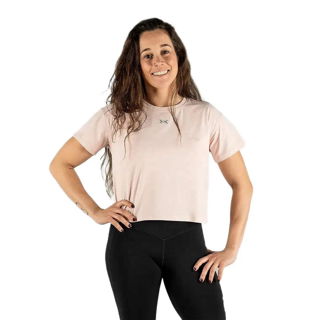 Damen Crop T-Shirt MOVE Schwarz / XS kaufen - PicSil Oberteile Damen - Fitness Onlineshop