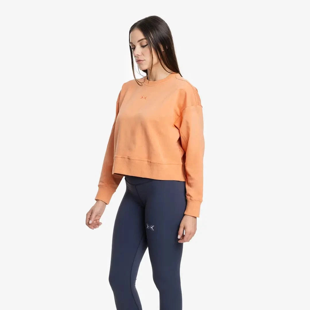 Damen Jersey Stretch Crop Sweatshirt kaufen - PicSil Oberteile Damen - Fitness Onlineshop