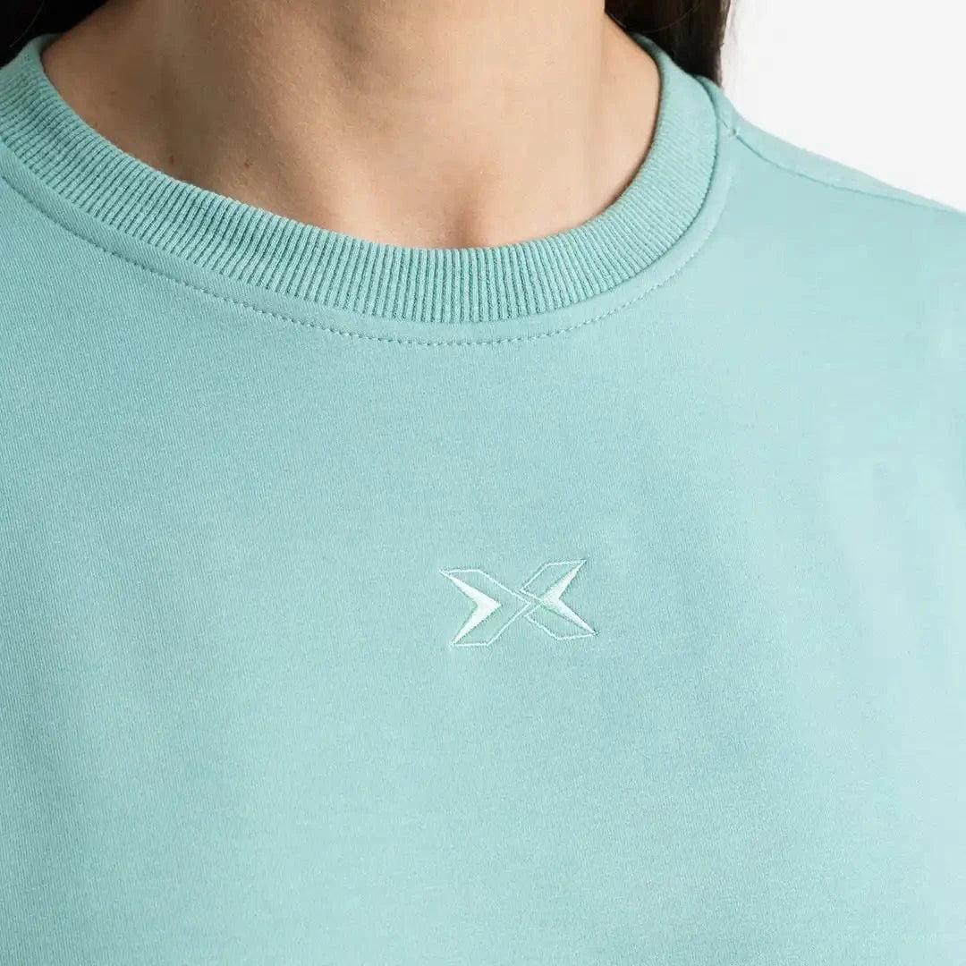 Damen Jersey Stretch Crop Sweatshirt kaufen - PicSil Oberteile Damen - Fitness Onlineshop