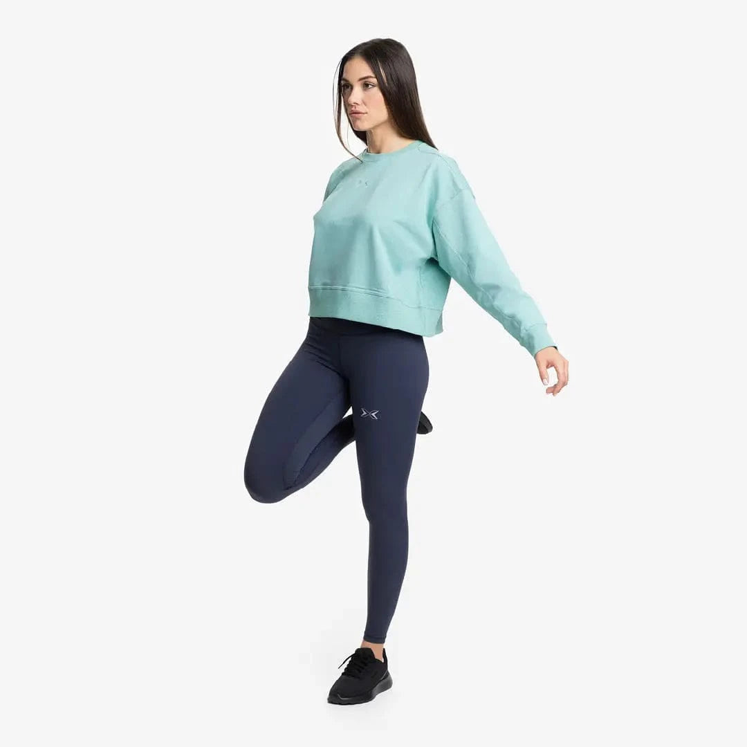 Damen Jersey Stretch Crop Sweatshirt kaufen - PicSil Oberteile Damen - Fitness Onlineshop