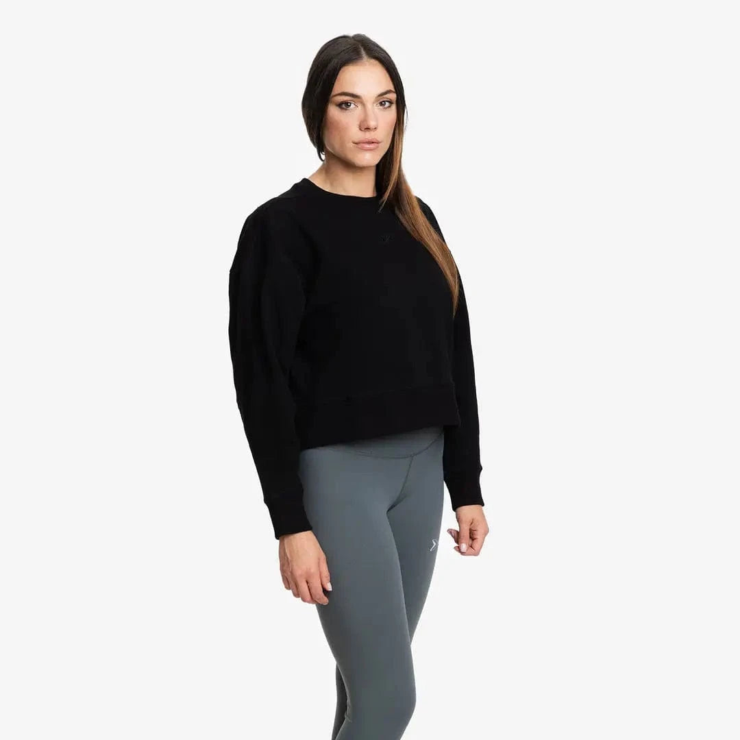 Damen Jersey Stretch Crop Sweatshirt kaufen - PicSil Oberteile Damen - Fitness Onlineshop