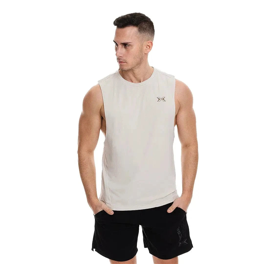 Herren Tank Top Beige / S kaufen - PicSil Oberteile Herren - Fitness Onlineshop
