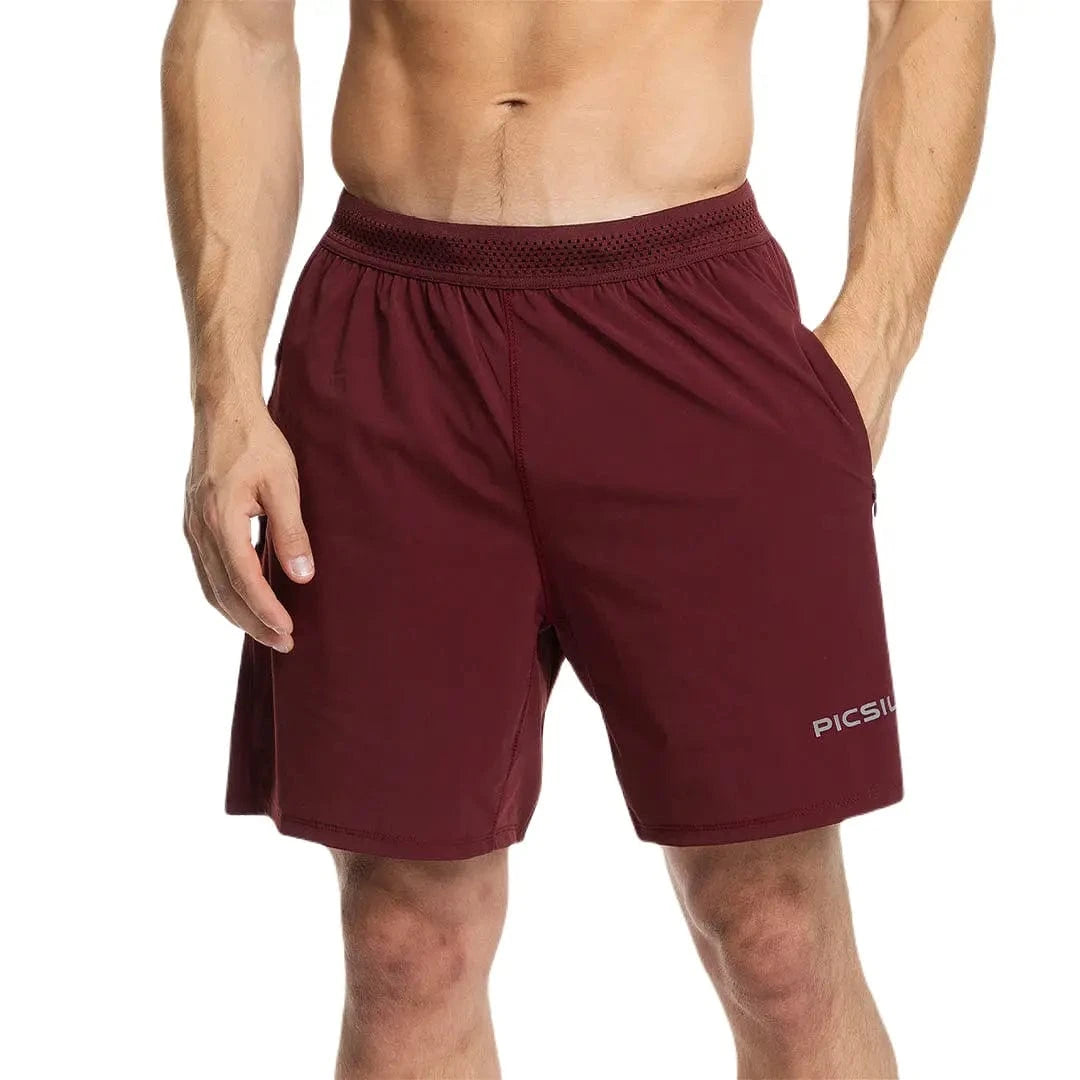 Herren Training Shorts Premium Bordeaux / S kaufen - PicSil Unterteile Herren - Fitness Onlineshop