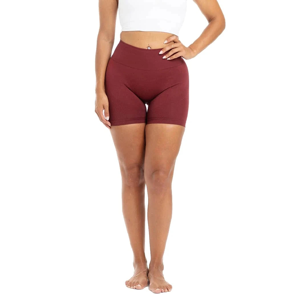 Seamless Damen Shorts (Sculpt) Bordeaux / S kaufen - PicSil Unterteile Damen - Fitness Onlineshop