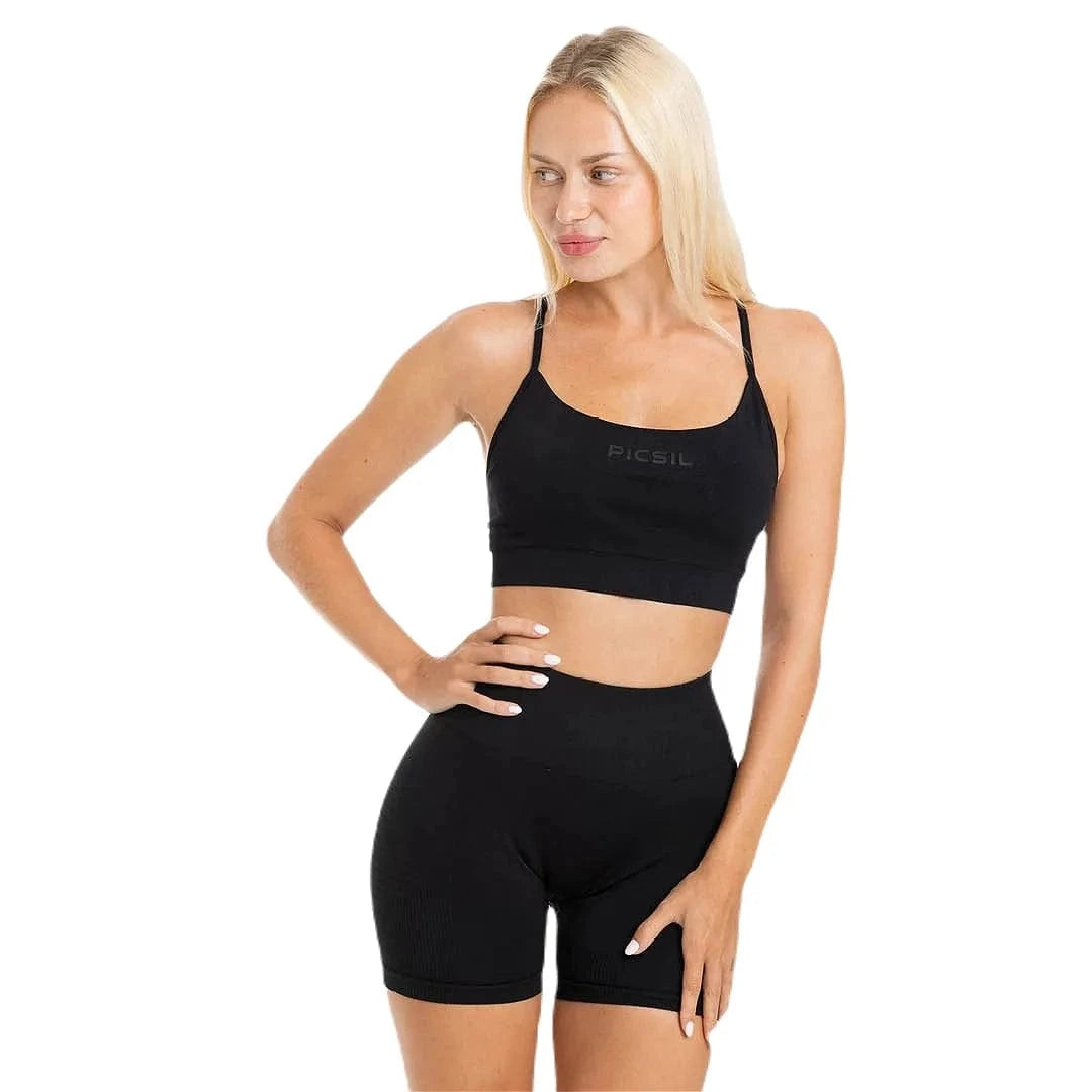 Seamless Freedom Sport-BH Schwarz / S kaufen - PicSil Oberteile Damen - Fitness Onlineshop