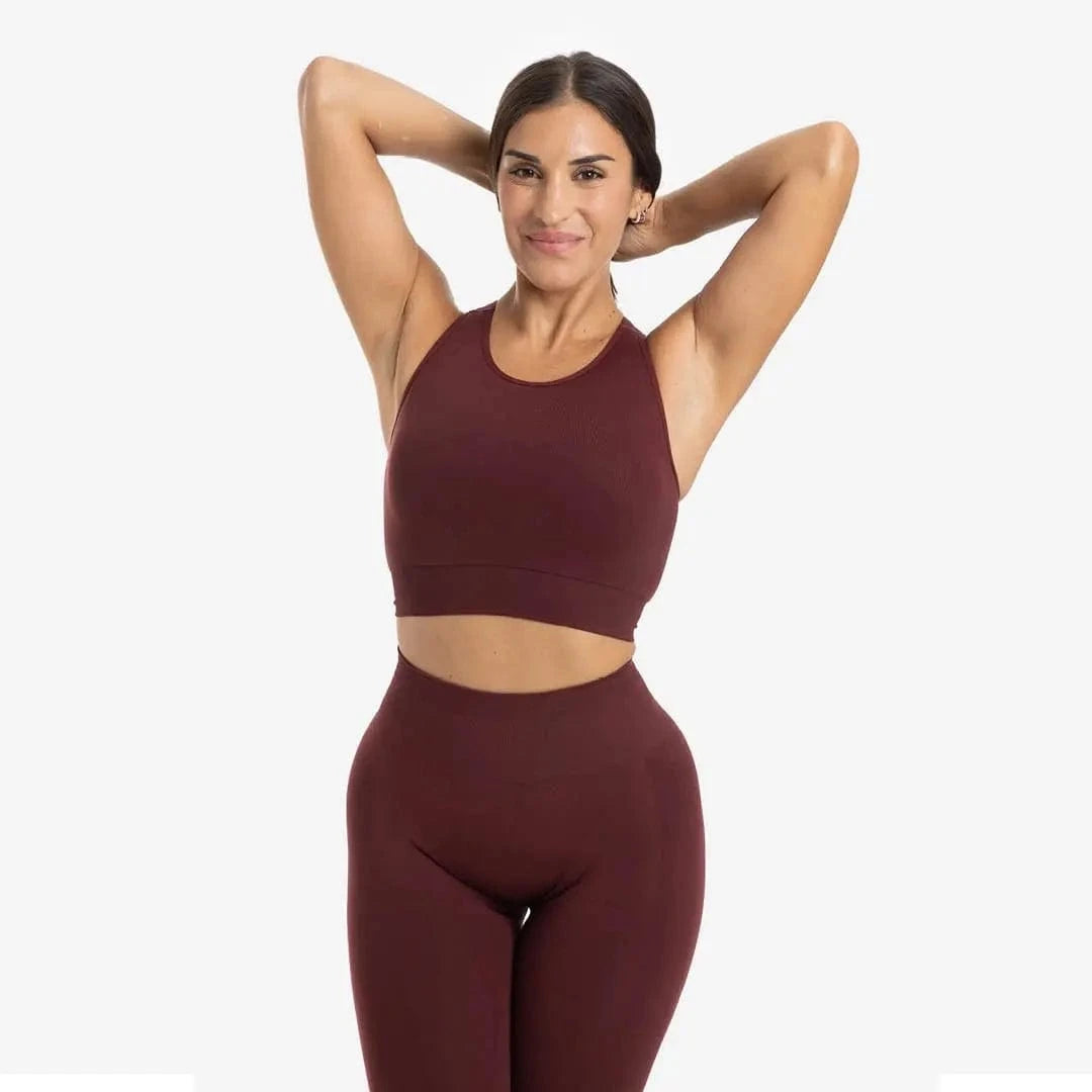 Buy the Seamless Support Sports Bra - PicSil Women's Tops - Fitness Online Store