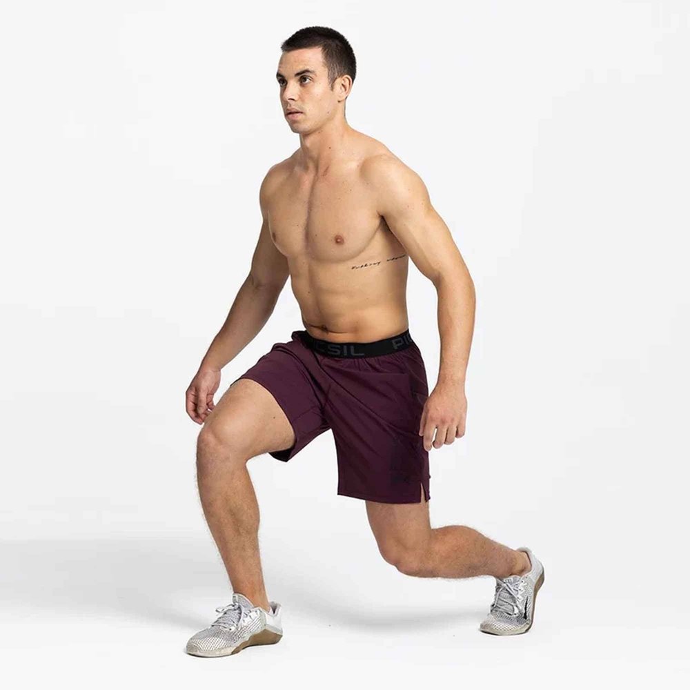 PicSil Shorts Premium Man 0.1 (Kurze Sporthose) Bordeaux kaufen bei HighPowered.ch