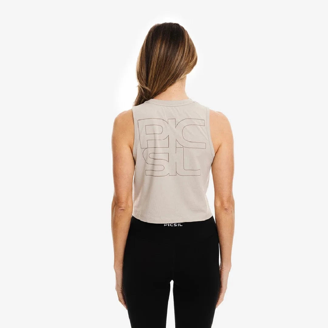 Sportliches Damen-Crop-Top kaufen - PicSil Oberteile Damen - Fitness Onlineshop