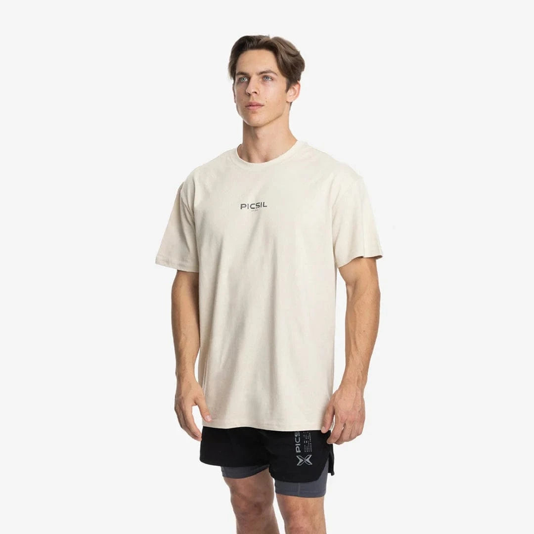 Urban Oversize T-Shirt (Bio-Baumwolle) kaufen - PicSil Oberteile Herren - Fitness Onlineshop