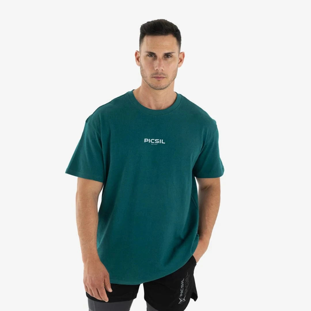 Urban Oversize T-Shirt (Bio-Baumwolle) kaufen - PicSil Oberteile Herren - Fitness Onlineshop