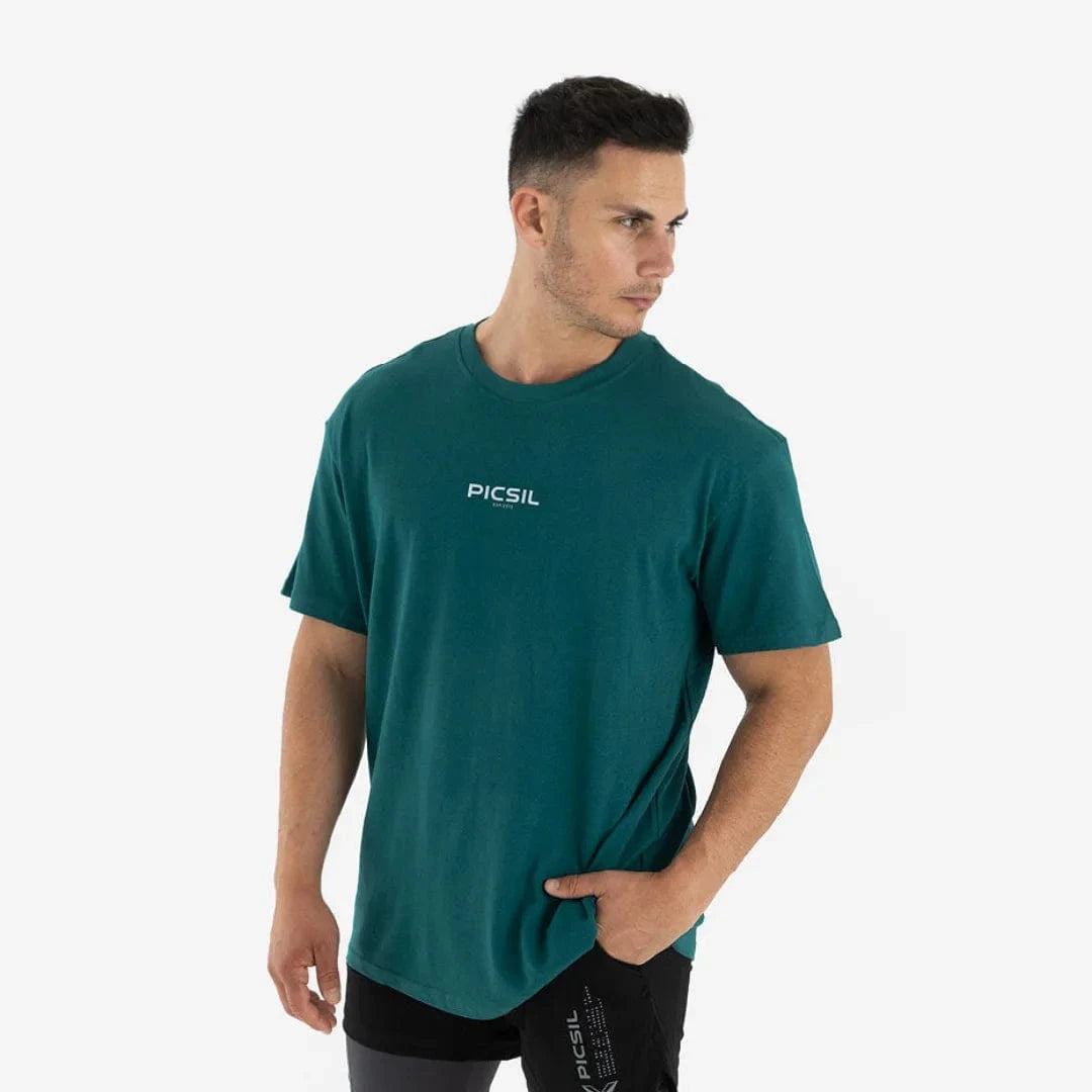 Urban Oversize T-Shirt (Bio-Baumwolle) kaufen - PicSil Oberteile Herren - Fitness Onlineshop