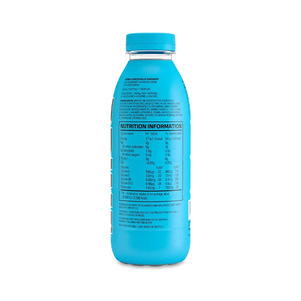 Achetez la boisson énergétique Prime PRIME Hydration 12 x 500 ml Blue Raspberry sur HighPowered.ch
