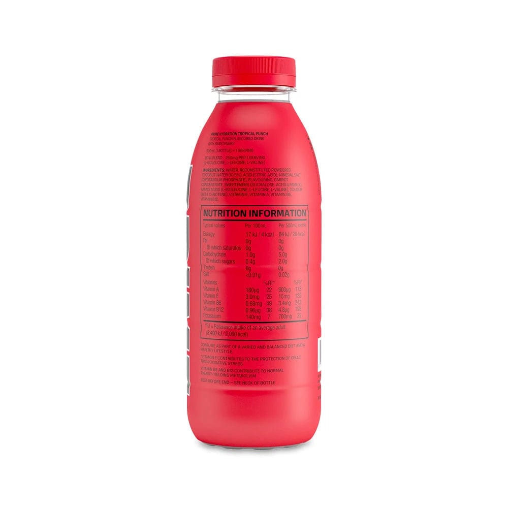 Achetez la boisson énergétique Prime PRIME Hydration 12 x 500 ml Tropical Punch sur HighPowered.ch