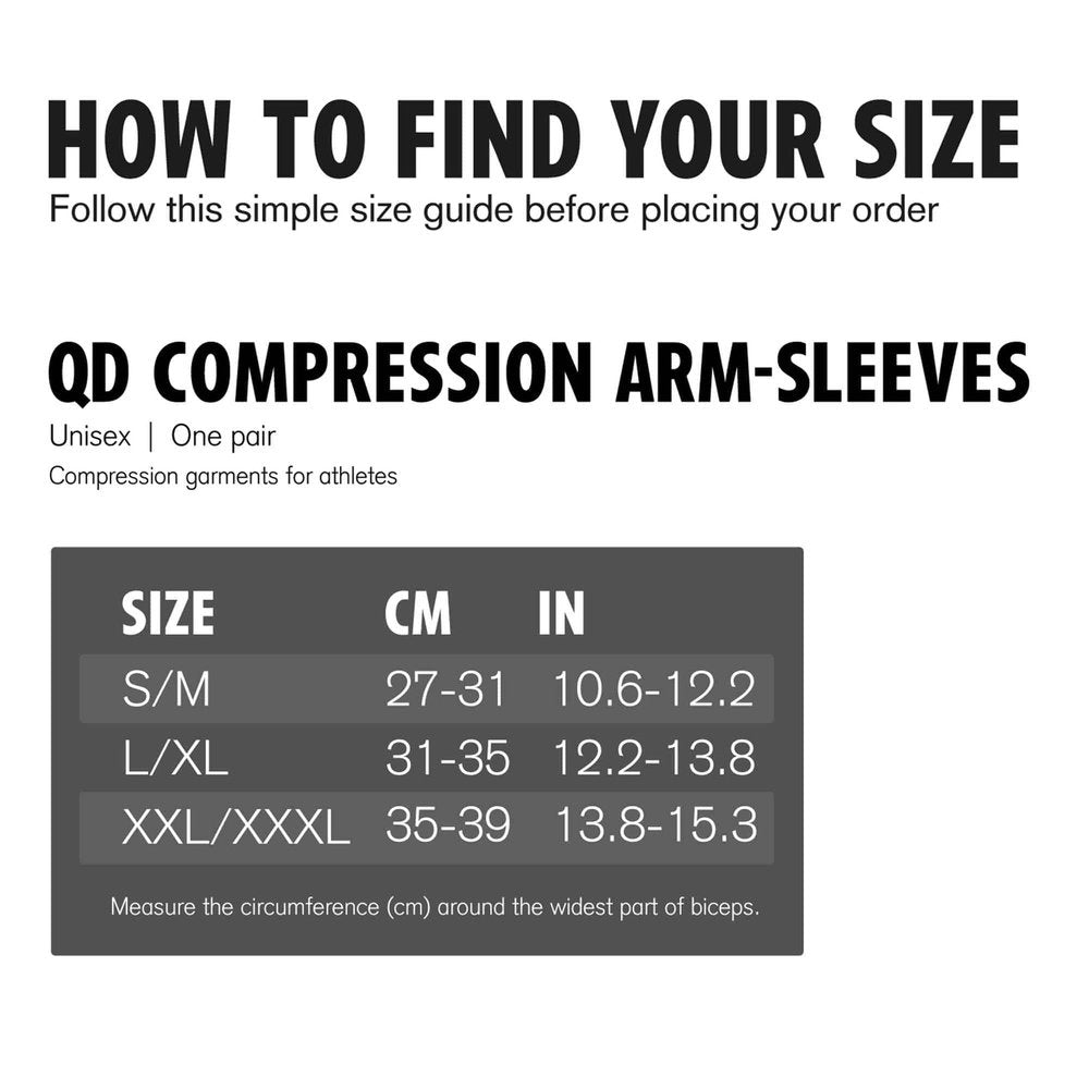 Buy Rehband QD Compression Arm Sleeves (Arm Sleeves) XXL XXXL at HighPowered.ch