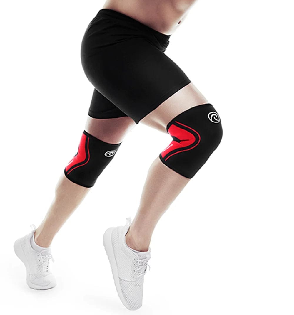 Acheter la genouillère Rehband RX Knee Sleeve 3 mm (genouillère) rouge-noir sur HighPowered.ch