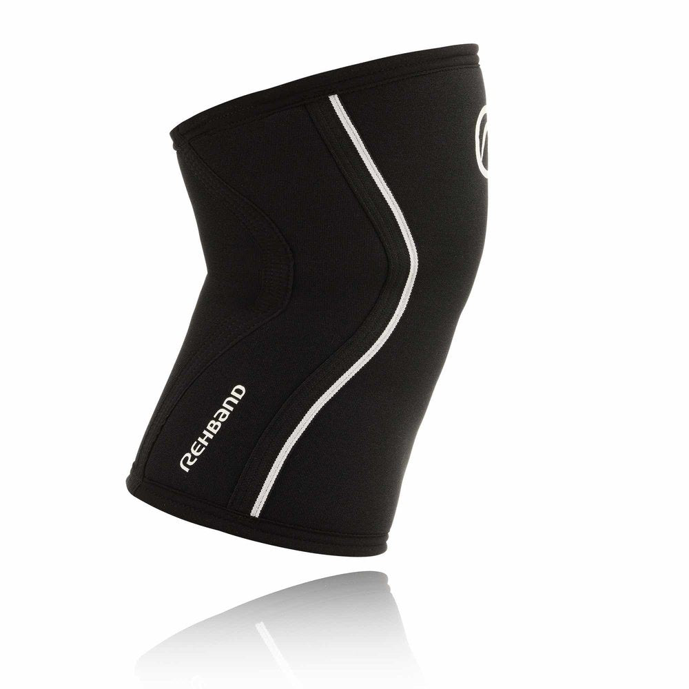 Acquista la ginocchiera Rehband RX Knee Sleeve 7 mm (fascia per ginocchio) nera su HighPowered.ch