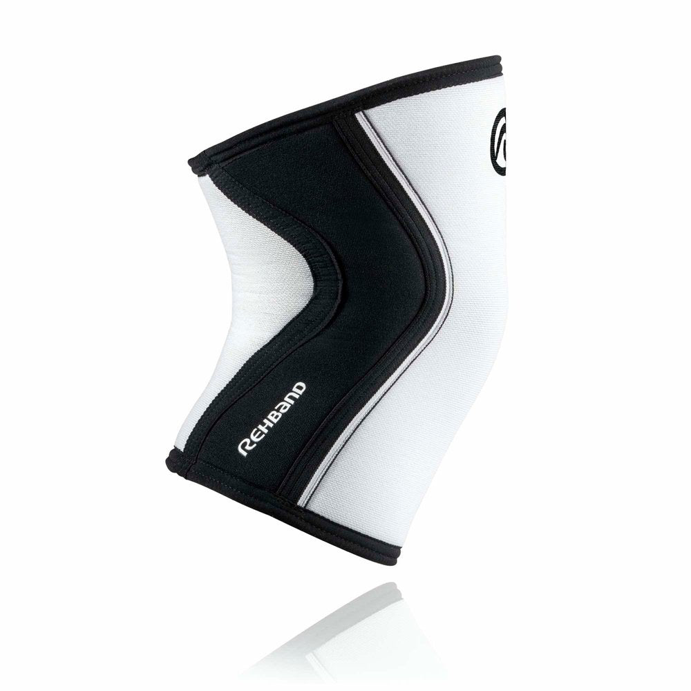 Acquista la ginocchiera Rehband RX Knee Sleeve 7 mm (fascia per ginocchio) bianca su HighPowered.ch